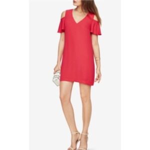 BCBG Max Azria Watermelon Cold Shoulder Dress | Size 0